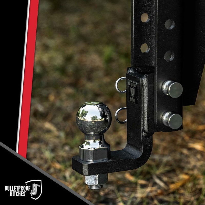 BulletProof Hitches - 2-5/16" Threaded Trailer Hitch Ball - Tow Ball Rated to 14,000 lbs with 1" Shank Diameter, 2" Shank Length - Corrosion-Resistant - Image 3